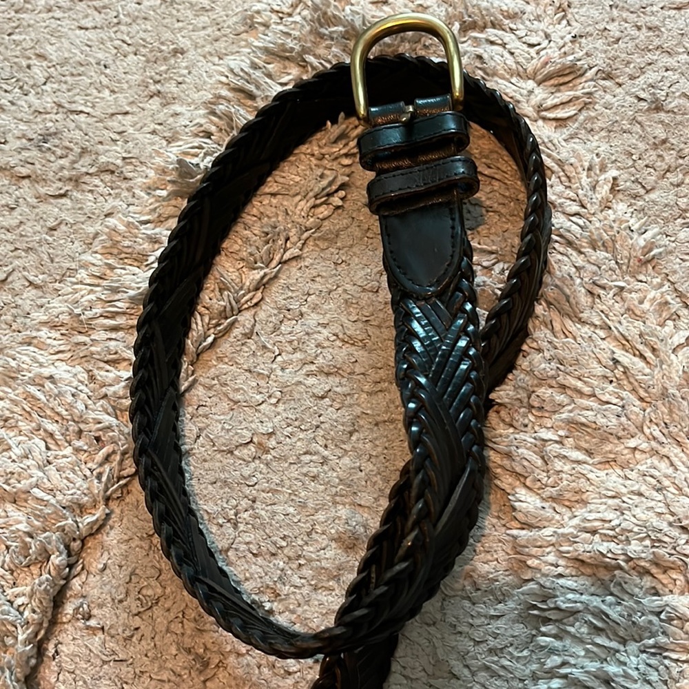 Braided Fossil Belt Size Medium